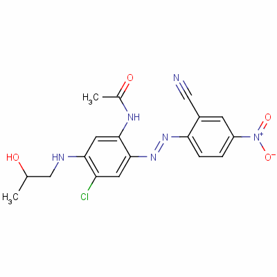 72214-20-1  N-[4-chloro-2-[(2-cyano-4-nitrophenyl)azo]-5-[(2-hydroxypropyl)amino]phenyl]acetamide