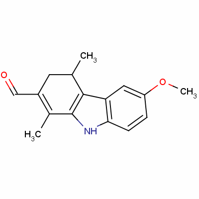 72237-78-6  4,9-dihydro-6-methoxy-1,4-dimethyl-3H-carbazole-2-carbaldehyde
