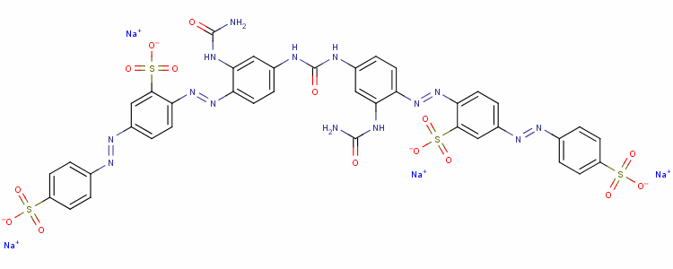 72829-40-4  tetrasodium 2,2'-[carbonylbis[imino[2-[(aminocarbonyl)amino]-4,1-phenylene]azo]]bis[5-[(4-sulphonatophenyl)azo]benzenesulphonate]