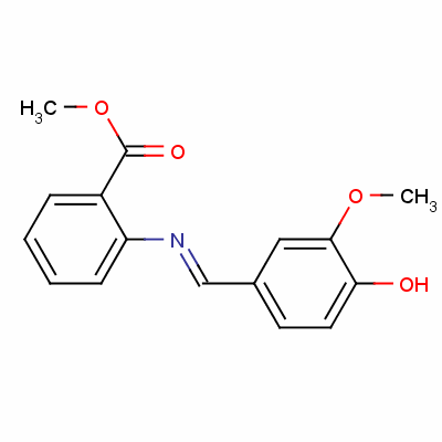 72927-84-5  methyl 2-[[(4-hydroxy-3-methoxyphenyl)methylene]amino]benzoate
