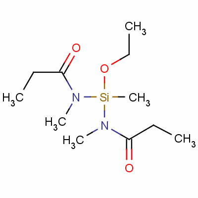 72928-08-6  N,N'-(ethoxymethylsilylene)bis[N-methylpropionamide]