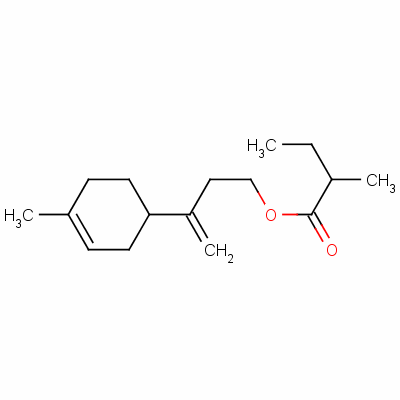 72928-25-7  3-(4-methyl-3-cyclohexen-1-yl)but-3-enyl 2-methylbutyrate