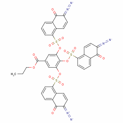 73003-79-9  propyl 3,4,5-tris[[(6-diazo-5,6-dihydro-5-oxo-1-naphthyl)sulphonyl]oxy]benzoate