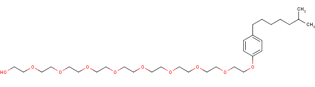 73165-66-9  26-(4-isooctylphenoxy)-3,6,9,12,15,18,21,24-octaoxahexacosan-1-ol