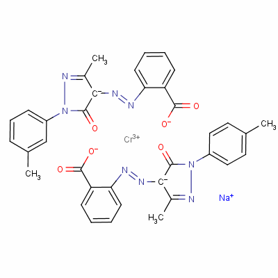 73275-57-7  sodium bis[o-[(3-methyl-5-oxo-1-m-tolyl-2-pyrazolin-4-yl)azo]benzoato(2-)]chromate(1-)