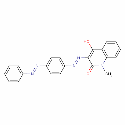 73287-67-9  4-hydroxy-1-methyl-3-[[4-(phenylazo)phenyl]azo]-2-quinolone