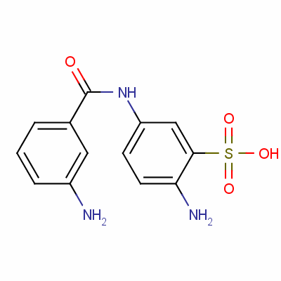 73525-13-0  2-amino-5-[(3-aminobenzoyl)amino]benzenesulphonic acid