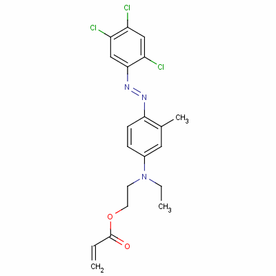 7383-51-9  2-[ethyl[3-methyl-4-[(2,4,5-trichlorophenyl)diazo]phenyl]amino]ethyl acrylate