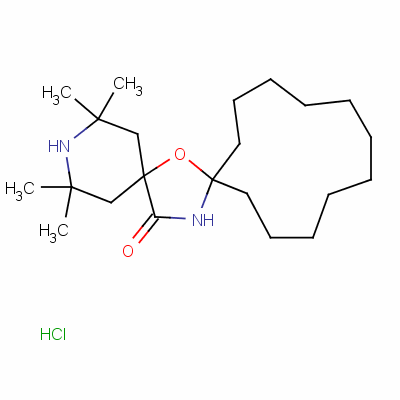 73833-37-1  2,2,4,4-tetramethyl-7-oxa-3,20-diazadispiro[5.1.11.2]henicosan-21-one hydrochloride