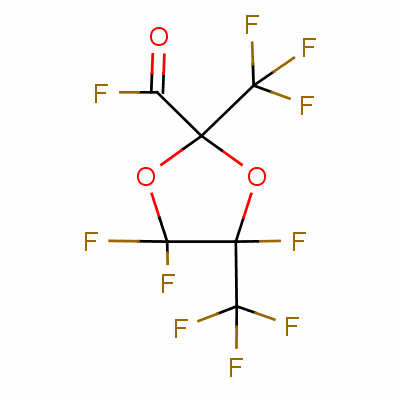 7385-65-1  4,4,5-trifluoro-2,5-bis(trifluoromethyl)-1,3-dioxolane-2-carbonyl fluoride