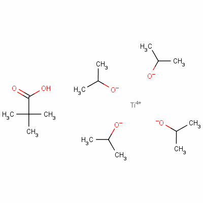73892-04-3  Propanoic acid, 2,2-dimethyl-, reaction products with iso-Pr alc. titanium(4+) salt 73892-04-3  Propanoic acid, 2,2-dimethyl-, reaction products with iso-Pr alc. titanium(4+) salt