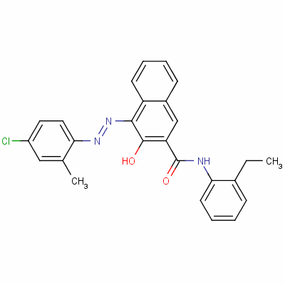 74186-12-2  4-[(4-chloro-2-methylphenyl)azo]-N-(2-ethylphenyl)-3-hydroxynaphthalene-2-carboxamide