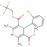 74687-14-2  methyl 2,2,2-trifluoroethyl 4-(2-chlorophenyl)-1,4-dihydro-2,6-dimethylpyridine-3,5-dicarboxylate