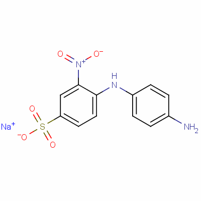 74900-77-9  sodium 4-(p-aminoanilino)-3-nitrobenzenesulphonate