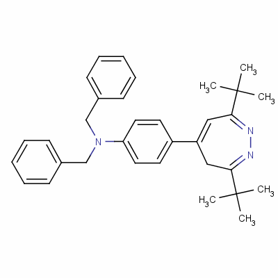 75042-16-9  N-[4-[3,7-bis(tert-butyl)-(4H)-1,2-diazepin-5-yl]phenyl]dibenzylamine
