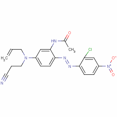 75150-11-7  N-[2-[(2-chloro-4-nitrophenyl)azo]-5-[(2-cyanoethyl)allylamino]phenyl]acetamide