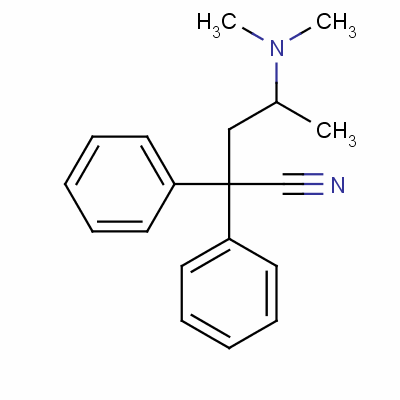 75281-86-6  ()-4-(dimethylamino)-2,2-diphenylpentanonitrile