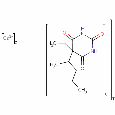 7563-42-0  5-ethyl-5-(sec-pentyl)barbituric acid, calcium salt