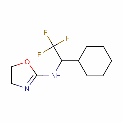 75703-13-8  (-)-N-(1-cyclohexyl-2,2,2-trifluoroethyl)-4,5-dihydrooxazol-2-amine