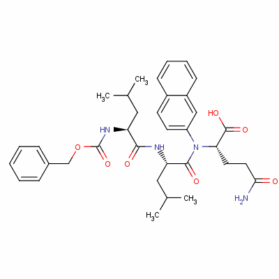 75873-85-7  N-cbz-leu-leu-glu B-naphthylamide