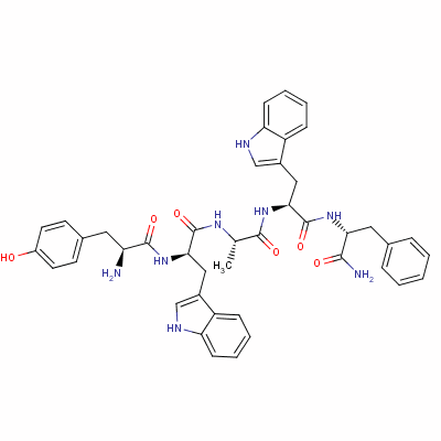 76338-79-9  tyr-D-trp-ala-trp-D-phe amide