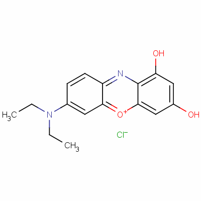 76372-58-2  7-(diethylamino)-1,3-dihydroxyphenoxazin-5-ium chloride