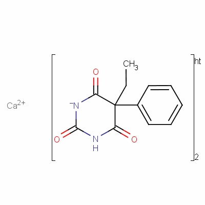 7645-06-9  5-ethyl-5-phenylbarbituric acid, calcium salt