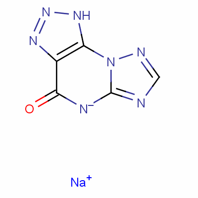 77862-96-5  1H-1,2,3-triazolo[4,5-e][1,2,4]triazolo[1,5-a]pyrimidin-4(5H)-one, monosodium salt