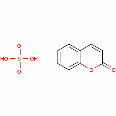 77902-86-4  sulphuric acid, compound with 2H-1-benzopyran-2-one (1:1)
