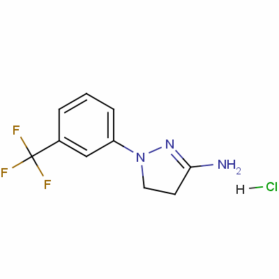 77992-29-1  4,5-dihydro-1-[3-(trifluoromethyl)phenyl]-1H-pyrazol-3-amine monohydrochloride