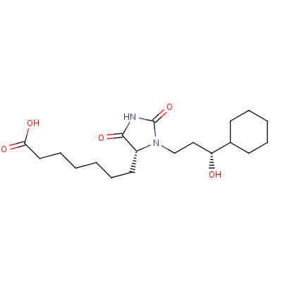 78420-15-2  [R-(R*,R*)]-3-(3-cyclohexyl-3-hydroxypropyl)-2,5-dioxo-imidazolidine-4-heptanoic acid