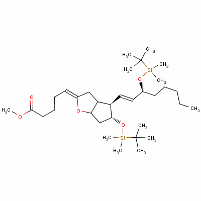 78824-82-5  methyl (5Z,13E,15S)-11α,15-bis[[(tert-butyl)dimethylsilyl]oxy]-6,9α-epoxyprosta-5,13-dien-1-oate