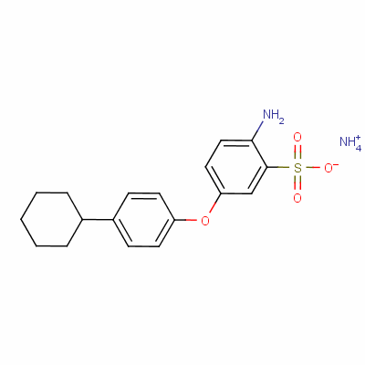 79392-36-2  ammonium 2-amino-5-(4-cyclohexylphenoxy)benzenesulphonate