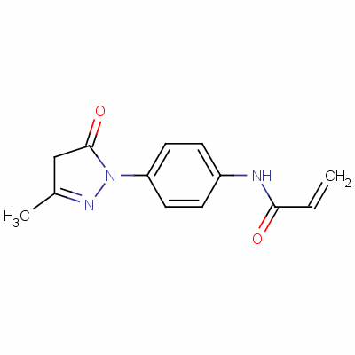 79392-37-3  N-[4-(4,5-διυδρο-3-μεθυλο-5-οξο-1H-πυραζολ-1-υλο)φαινυλο]ακρυλαμίδιο· N-(4-(4,5-διυδρο-3-μεθυλο-5-οξο-1H-πυραζολ-1-υλο)φαινυλο)ακρυλαμίδιο· N-[4-(3-μεθυλο-5-οξο-4,5-διυδρο-1H-πυραζολ-1-υλο)φαινυλο]προπ-2-εναμίδιο·