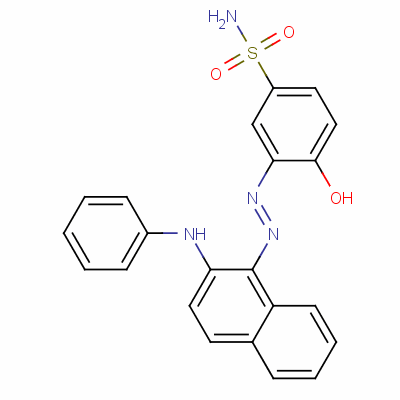 79817-65-5  3-[[2-anilino-1-naphthyl]azo]-4-hydroxybenzenesulphonamide