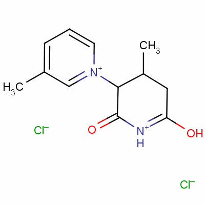 79817-70-2  1',2'-dihydro-6'-hydroxy-3,4'-dimethyl-2'-oxo-1,3'-bipyridinium chloride