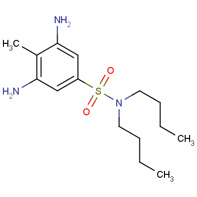 80198-26-1  2,6-diamino-N,N-dibutyltoluene-4-sulphonamide