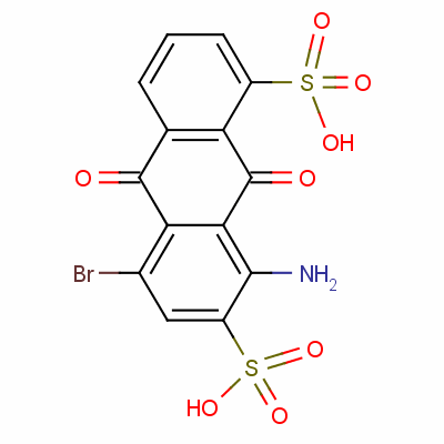 82-32-6  acide 4-amino-1-bromo-9,10-dihydro-9,10-dioxoanthracène-3,5-disulfonique 