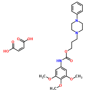 102324-40-3  3-(4-phenylpiperazin-1-yl)propyl (3,4,5-trimethoxyphenyl)carbamate (2Z)-but-2-enedioate