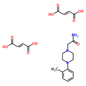 118989-76-7  2-[4-(2-methylphenyl)piperazin-1-yl]acetamide di[(2E)-but-2-enedioate]