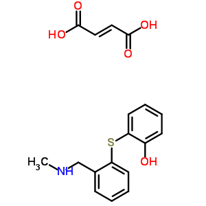 127906-32-5  2-({2-[(methylamino)methyl]phenyl}sulfanyl)phenol (2E)-but-2-enedioate (salt)