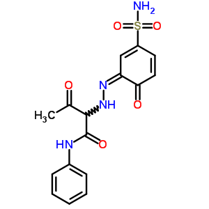 180627-50-3;21811-92-7  3-oxo-2-[(2Z)-2-(6-oxo-3-sulfamoylcyclohexa-2,4-dien-1-ylidene)hydrazino]-N-phenylbutanamide