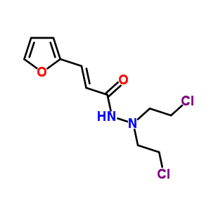 1901-07-1  (2E)-N',N'-bis(2-chloroethyl)-3-furan-2-ylprop-2-enehydrazide