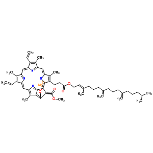 22429-66-9  magnesium 9,14-diethenyl-21-(methoxycarbonyl)-4,8,13,18-tetramethyl-3-(3-oxo-3-{[(2E)-3,7,11,15-tetramethylhexadec-2-en-1-yl]oxy}propyl)-3,4,23,25-tetradehydro-21H-phorbin-26-id-20-olate