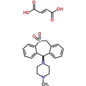 23737-32-8  1-(5,5-dioxido-6,11-dihydrodibenzo[b,e]thiepin-11-yl)-4-methylpiperazine (2E)-but-2-enedioate