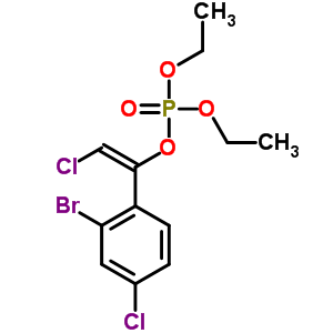 37913-80-7  (E)-1-(2-bromo-4-chlorophenyl)-2-chloroethenyl diethyl phosphate