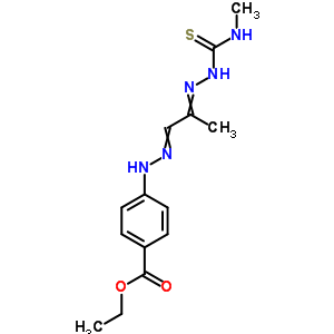 40398-66-1  ethyl 4-(2-{2-[(methylcarbamothioyl)hydrazono]propylidene}hydrazino)benzoate