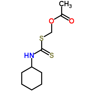 51300-97-1  [(cyclohexylcarbamothioyl)sulfanyl]methyl acetate