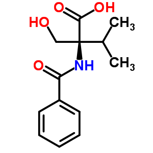 52421-46-2  (2R)-2-(hydroxymethyl)-3-methyl-2-[(phenylcarbonyl)amino]butanoate