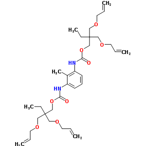 52642-22-5  bis{2,2-bis[(prop-2-en-1-yloxy)methyl]butyl} (2-methylbenzene-1,3-diyl)biscarbamate
